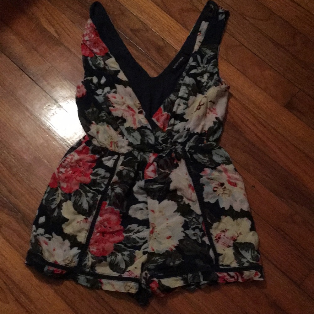 MinkPink floral romper